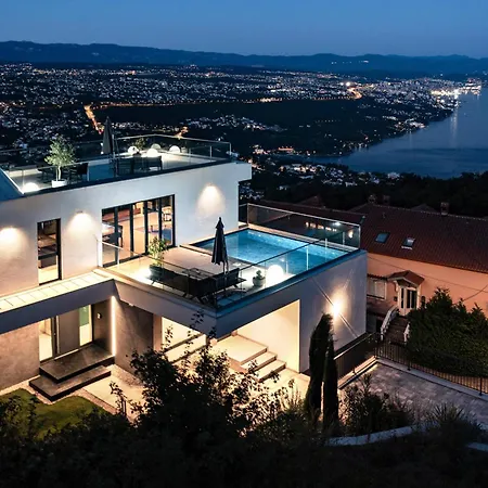 Opatija Sky, For 10 With Panoramic Sea View