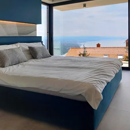 Opatija Sky, For 10 With Panoramic Sea View Vila *