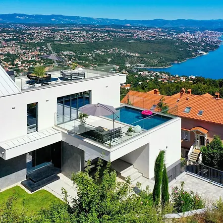 Villa Opatija Sky, For 10 With Panoramic Sea View *