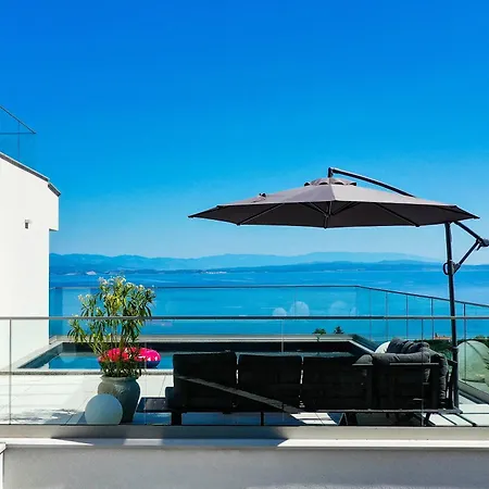 Opatija Sky, For 10 With Panoramic Sea View