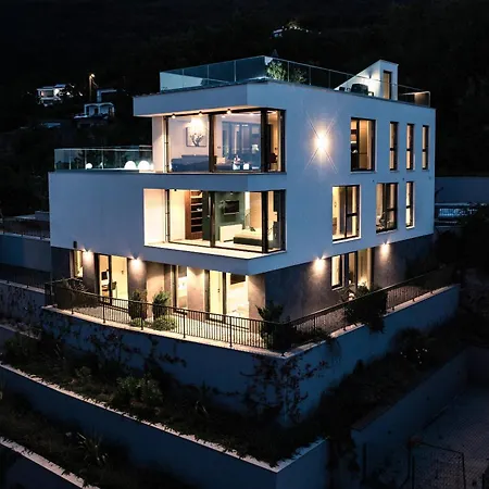 Opatija Sky, For 10 With Panoramic Sea View Donji Rukavac