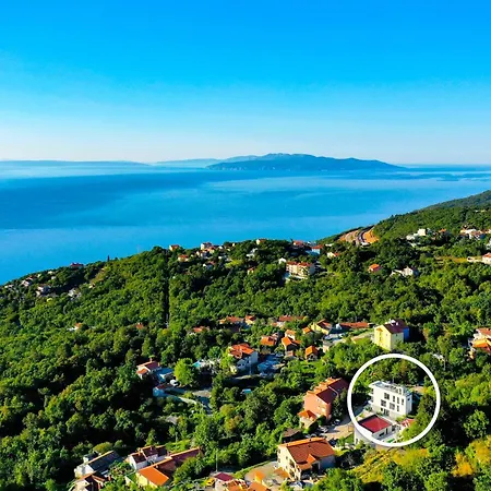 Opatija Sky, For 10 With Panoramic Sea View