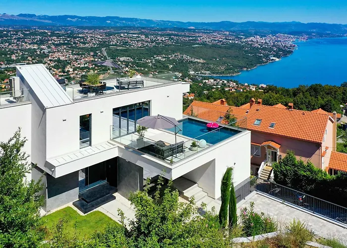 Vila Opatija Sky, For 10 With Panoramic Sea View *