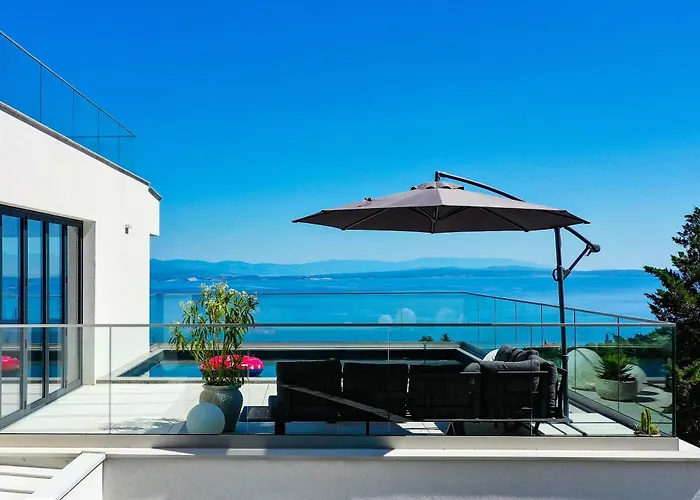 Opatija Sky, For 10 With Panoramic Sea View