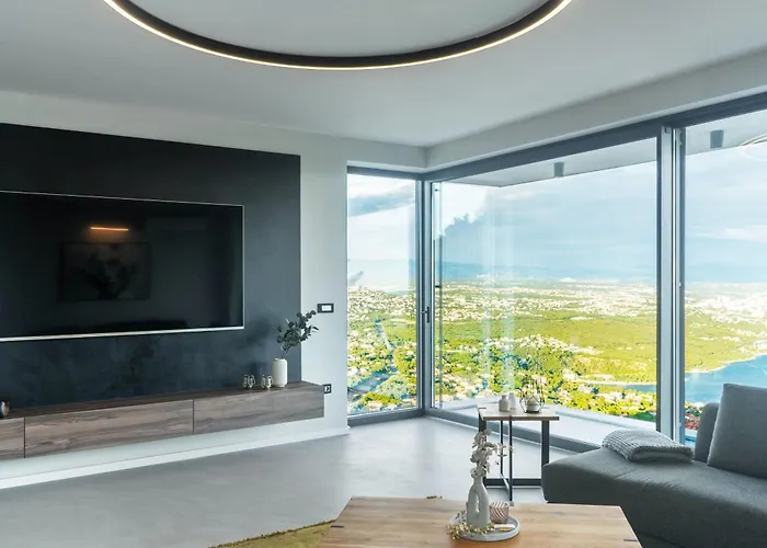 Villa Opatija Sky, For 10 With Panoramic Sea View *