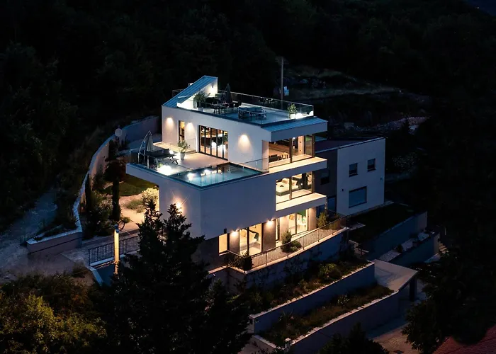 Opatija Sky, For 10 With Panoramic Sea View Villa