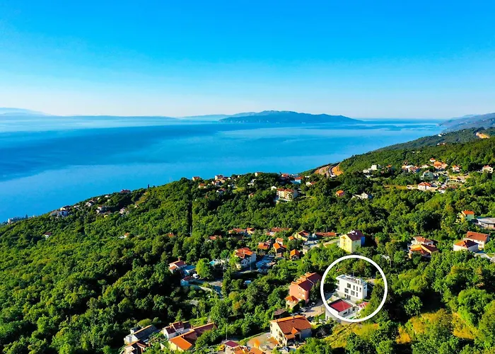Opatija Sky, For 10 With Panoramic Sea View
