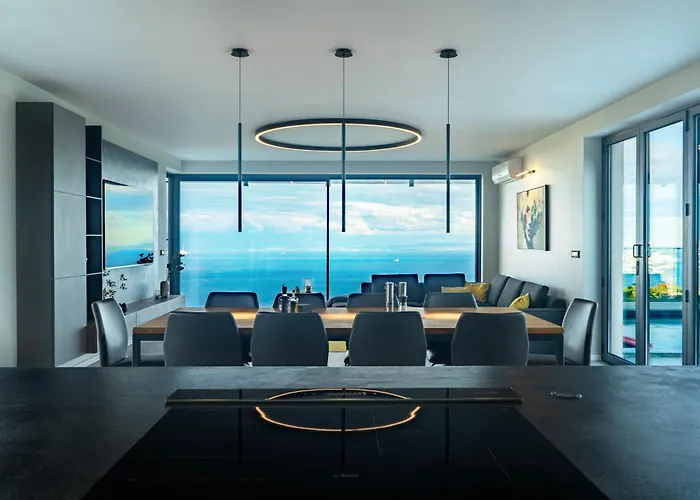 Opatija Sky, For 10 With Panoramic Sea View Villa *